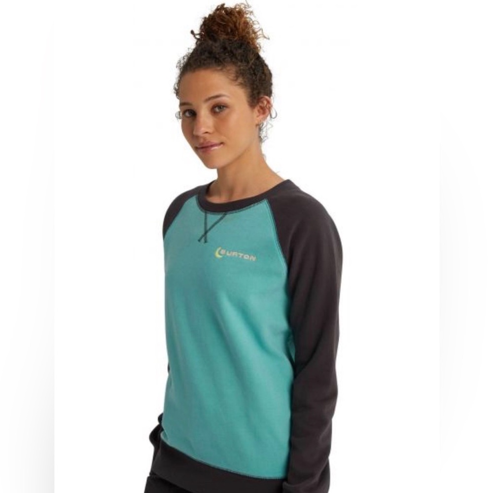 Burton Crewneck Sweatshirt Blue Burton Seventy Seven USA Vermont Women’s Size M